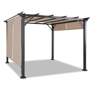 Retractable Shade Pergola | Wayfair